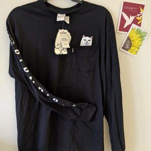 Ripndip cat middle finger nwt